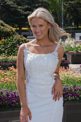 Top wedding dress designers | NIDA DRESS | MSL4105 | Vision in White