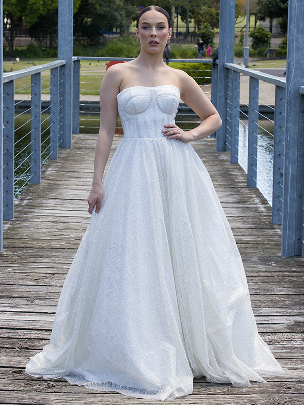 Gamze A-Line Wedding Dress | MSL9129